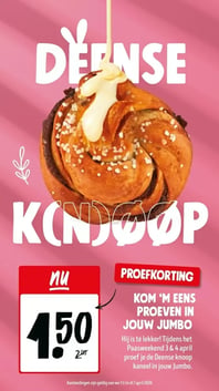DEENSE KNOOP aanbieding bij Jumbo – geldig van 01.04.2026 t/m 07.04.2026