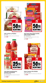 Alle Mutti tomatenpuree, passata of pizzasaus aanbieding bij Jumbo – geldig van 03.06.2026 t/m 09.06.2026