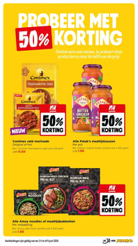 Alle Patak's maaltijdsauzen aanbieding bij Jumbo – geldig van 03.06.2026 t/m 09.06.2026
