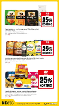 Speciaalbieren van Hertog Jan of Tripel Karmeliet aanbieding bij Jumbo – geldig van 03.06.2026 t/m 09.06.2026
