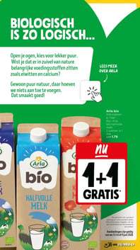 Arla bio halfvolle melk aanbieding bij Jumbo – geldig van 03.06.2026 t/m 09.06.2026