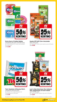 Extra Gum of Hubba Bubba aanbieding bij Jumbo – geldig van 03.06.2026 t/m 09.06.2026
