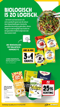 Alle A-merk biologische thee aanbieding bij Jumbo – geldig van 03.06.2026 t/m 09.06.2026