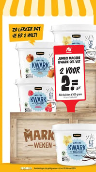 Jumbo Magere Kwark 0% vet aanbieding bij Jumbo – geldig van 04.02.2026 t/m 10.02.2026
