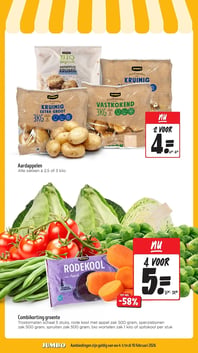 Combikorting groente aanbieding bij Jumbo – geldig van 04.02.2026 t/m 10.02.2026