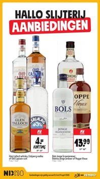 Bols Jonge Graanjenever, Bokma Jonge Jenever of Hoppe Vieux aanbieding bij Jumbo – geldig van 08.04.2026 t/m 14.04.2026