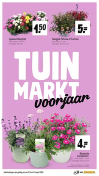 Bloeiende tuinplanten* aanbieding bij Jumbo – geldig van 08.04.2026 t/m 14.04.2026