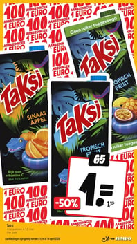 Taksi aanbieding bij Jumbo – geldig van 08.04.2026 t/m 14.04.2026