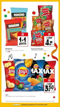 Duyvis borrelnootjes aanbieding bij Jumbo – geldig van 11.02.2026 t/m 17.02.2026