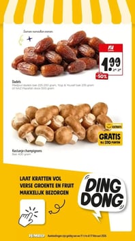 Kastanje champignons aanbieding bij Jumbo – geldig van 11.02.2026 t/m 17.02.2026
