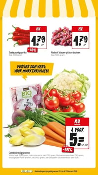 Combikorting groente aanbieding bij Jumbo – geldig van 11.02.2026 t/m 17.02.2026