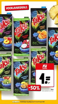 Taksi aanbieding bij Jumbo – geldig van 11.03.2026 t/m 17.03.2026