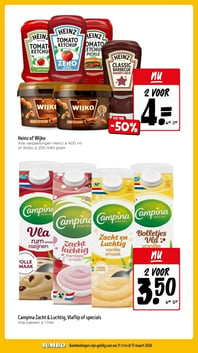 Campina Zacht & Luchtig, Vlaflip of specials aanbieding bij Jumbo – geldig van 11.03.2026 t/m 17.03.2026