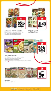 Jumbo's verse eiwitrijke maaltijden aanbieding bij Jumbo – geldig van 14.01.2026 t/m 20.01.2026