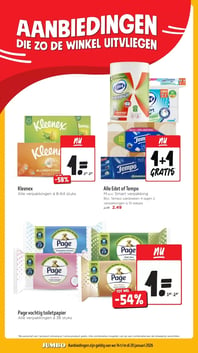 Kleenex aanbieding bij Jumbo – geldig van 14.01.2026 t/m 20.01.2026