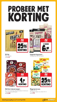 Stegeman droge worst aanbieding bij Jumbo – geldig van 15.04.2026 t/m 21.04.2026
