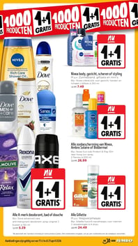 Bijv. Gillette fusion5 navulmesjes voor mannen 2 verpakkingen á 4 stuks aanbieding bij Jumbo – geldig van 15.04.2026 t/m 21.04.2026