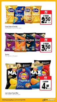 Lay's chips of Lay's Max aanbieding bij Jumbo – geldig van 15.04.2026 t/m 21.04.2026