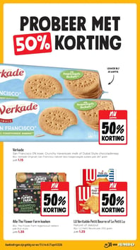 LU Veritable Petit Beurre of Le Petit Lu aanbieding bij Jumbo – geldig van 15.04.2026 t/m 21.04.2026