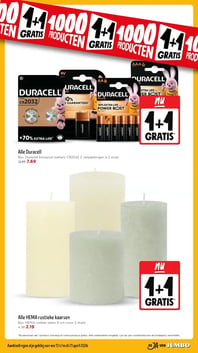 Alle HEMA rustieke kaarsen aanbieding bij Jumbo – geldig van 15.04.2026 t/m 21.04.2026