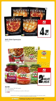 Alle HAK aanbieding bij Jumbo – geldig van 18.02.2026 t/m 24.02.2026