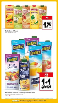 Dubbeldrank of Maaza aanbieding bij Jumbo – geldig van 18.02.2026 t/m 24.02.2026