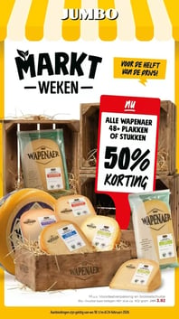 ALLE WAPENAER 48+ PLAKKEN OF STUKKEN aanbieding bij Jumbo – geldig van 18.02.2026 t/m 24.02.2026