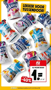 ALLE MELKUNIE BREAKER aanbieding bij Jumbo – geldig van 18.02.2026 t/m 24.02.2026