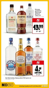 Bols jonge graanjenever, Bokma jonge jenever of Hoppe Vieux aanbieding bij Jumbo – geldig van 18.02.2026 t/m 24.02.2026