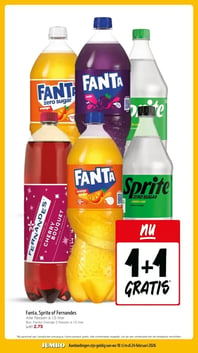 Fanta, Sprite of Fernandes aanbieding bij Jumbo – geldig van 18.02.2026 t/m 24.02.2026