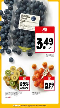 Blauwe bessen aanbieding bij Jumbo – geldig van 18.03.2026 t/m 24.03.2026