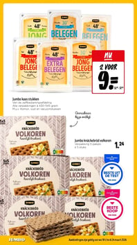 Jumbo knäckebröd volkoren aanbieding bij Jumbo – geldig van 18.03.2026 t/m 24.03.2026