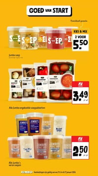 Alle Jumbo ongekoelde soeppakketten aanbieding bij Jumbo – geldig van 21.01.2026 t/m 27.01.2026