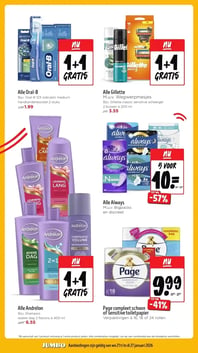 Alle Gillette aanbieding bij Jumbo – geldig van 21.01.2026 t/m 27.01.2026
