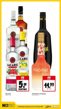 Peachtree of Passoa aanbieding bij Jumbo – geldig van 22.04.2026 t/m 28.04.2026