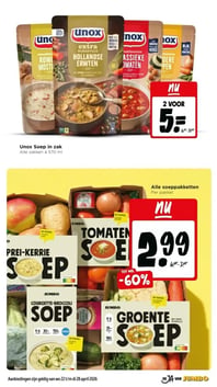 Unox Soep in zak aanbieding bij Jumbo – geldig van 22.04.2026 t/m 28.04.2026