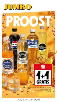 Pepsi, Royal Club, Rivella of Sourcy aanbieding bij Jumbo – geldig van 22.04.2026 t/m 28.04.2026