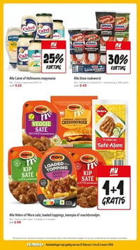 Alle Unox rookworst aanbieding bij Jumbo – geldig van 25.02.2026 t/m 03.03.2026