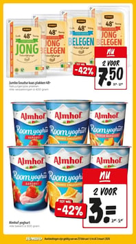 Almhof yoghurt aanbieding bij Jumbo – geldig van 25.02.2026 t/m 03.03.2026