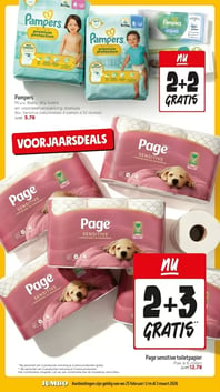 Page sensitive toiletpapier aanbieding bij Jumbo – geldig van 25.02.2026 t/m 03.03.2026