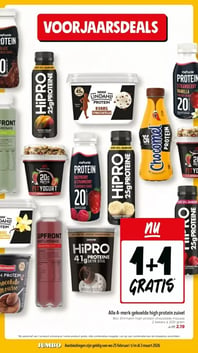 Alle A-merk gekoelde high protein zuivel aanbieding bij Jumbo – geldig van 25.02.2026 t/m 03.03.2026