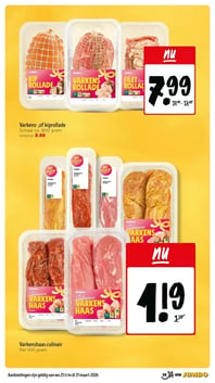 Varkens-, of kiprollade aanbieding bij Jumbo – geldig van 25.03.2026 t/m 31.03.2026