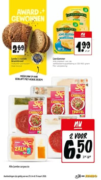Leerdammer aanbieding bij Jumbo – geldig van 25.03.2026 t/m 31.03.2026