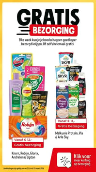 Knorr, Robijn, Glorix, Andrelon & Lipton aanbieding bij Jumbo – geldig van 25.03.2026 t/m 31.03.2026