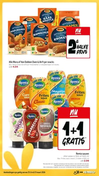 Remia sauzen aanbieding bij Jumbo – geldig van 25.03.2026 t/m 31.03.2026