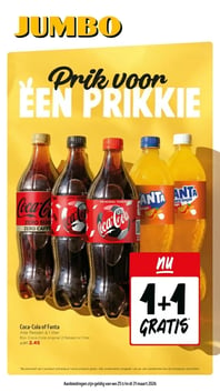 Coca-Cola of Fanta aanbieding bij Jumbo – geldig van 25.03.2026 t/m 31.03.2026