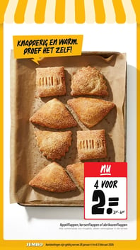 Appelflappen, kersenflappen of abrikozenflappen aanbieding bij Jumbo – geldig van 28.01.2026 t/m 03.02.2026