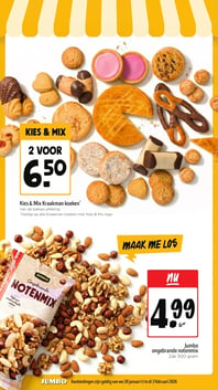 Jumbo ongebrande notenmix aanbieding bij Jumbo – geldig van 28.01.2026 t/m 03.02.2026