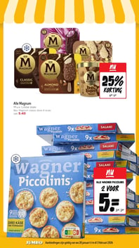 Alle Wagner Piccolinis aanbieding bij Jumbo – geldig van 28.01.2026 t/m 03.02.2026