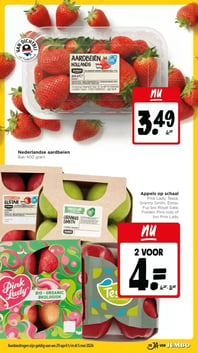 Appels op schaal aanbieding bij Jumbo – geldig van 29.04.2026 t/m 05.05.2026